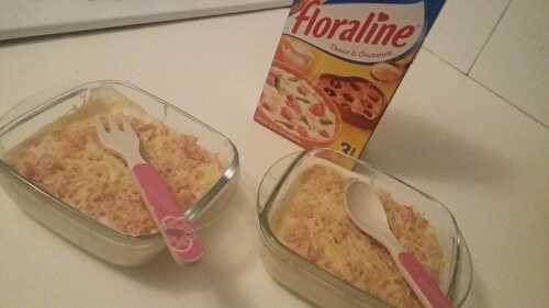 Gratin de Floraline jambon fromage