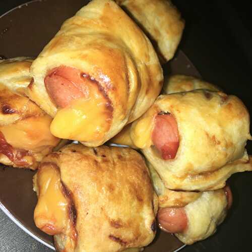 Minis hot dog feuilletés