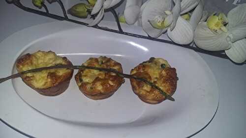 Minis omelettes au asperges sauvages