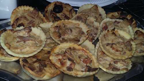 Minis quiches lardons oignons