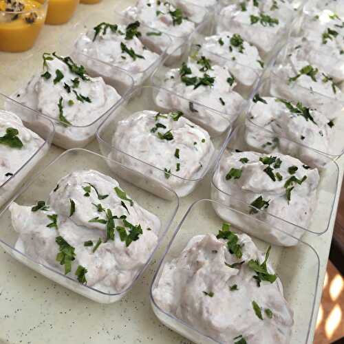 Mousse de thon ail et fines herbes