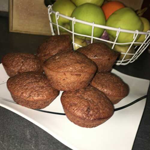 Muffins a la compote et au chocolat