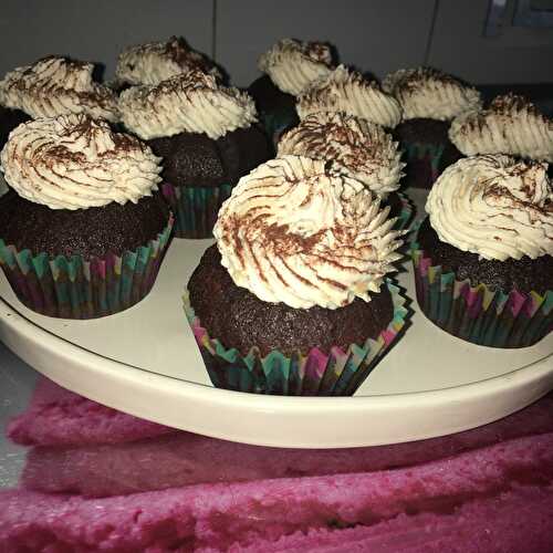 Muffins Cupcakes au cacao  - Notre amour de cuisine 
