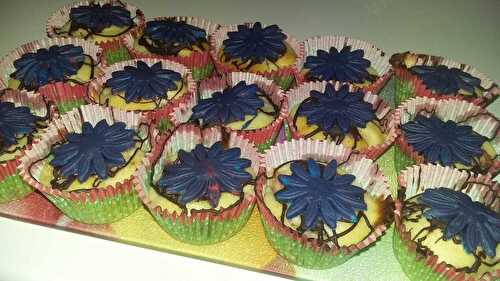 Muffins fleurs au brugnons