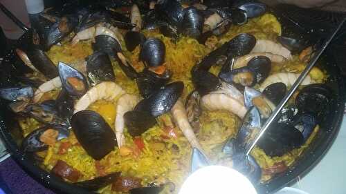 Notre paella familiale