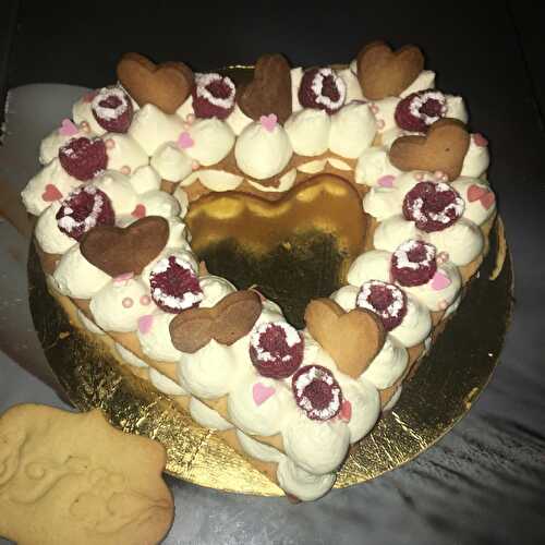 Number cake cœur - Notre amour de cuisine 