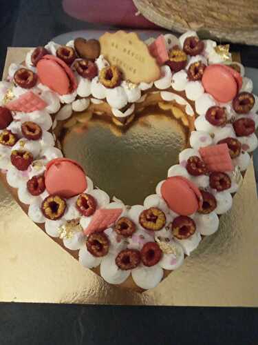  Number Cake Coeur  - Notre amour de cuisine 