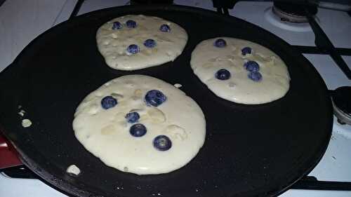 Pancakes a la myrtilles