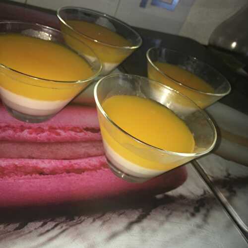 Panna cotta mangue