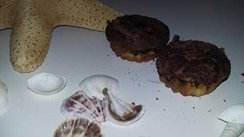 Petits gâteaux au chocolat en poudre