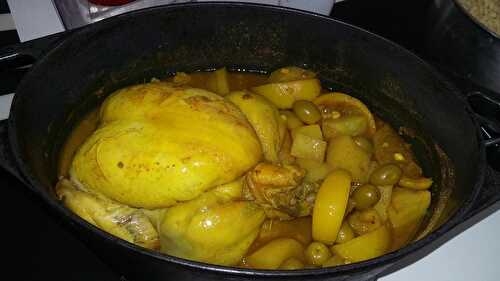 Poulet aux olives