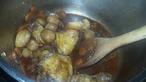 Poulet bourguignon