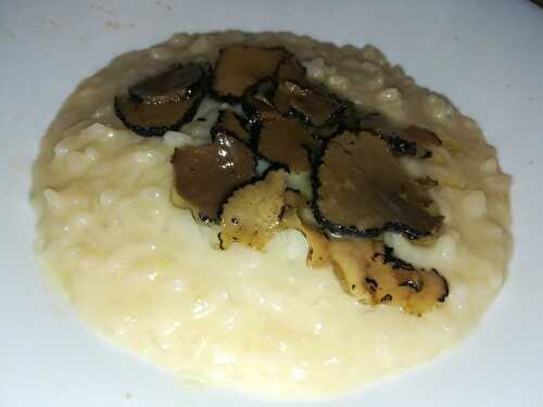 Risotto au parmesan et aux Truffes