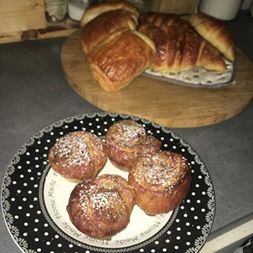 Roulés feuilletés a la cannelle