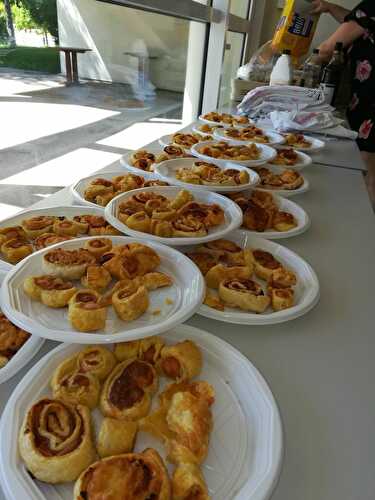 Roulés feuilletés  au jambon