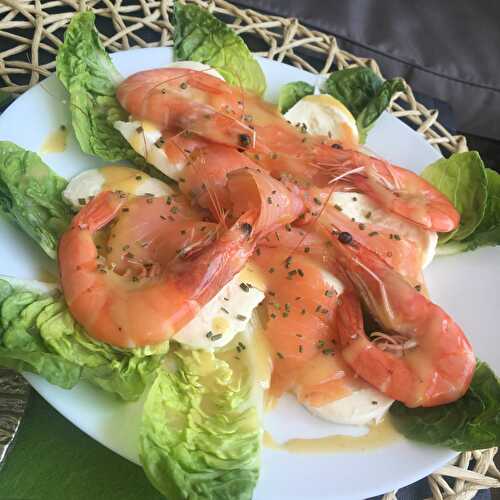 Salade de la mer au boursin