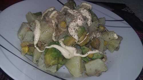 Salade de pomme de terre avocat thon de MAMIE