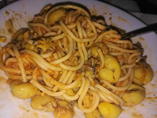 Spaghettis au Supions