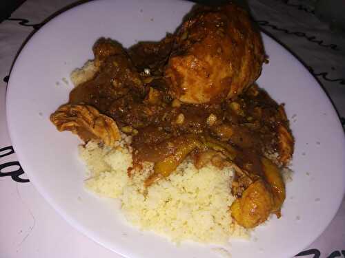 Tajine de poulet aux oignons