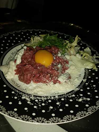 Tartare de bœuf au couteau