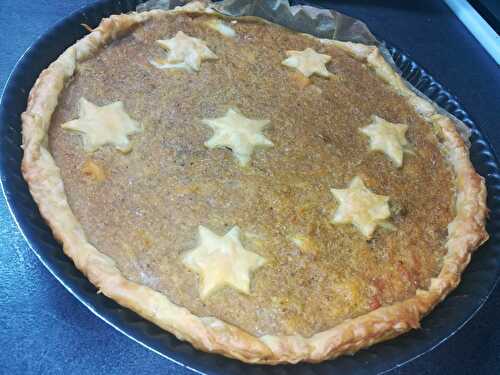 Tarte a la courge de Noël ( pumpkin pie) - Notre amour de cuisine 