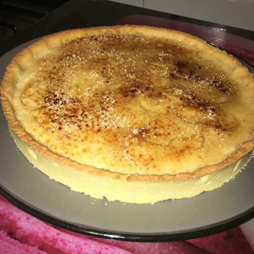 Tarte a la crème brûlée