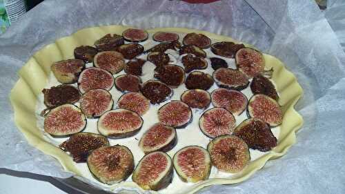 Tarte amandine au figues fraiches