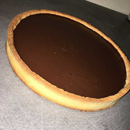 Tarte au chocolat carambar