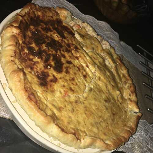 Tarte au thon et au fromage