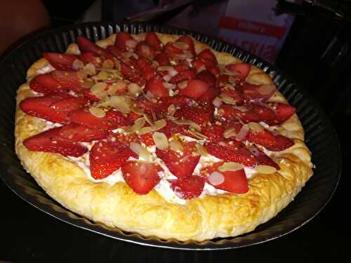 Tarte aux fraises et au mascarpone