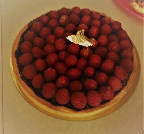 Tarte chocolat framboise