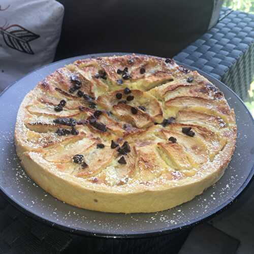 Tarte Normande aux pépites de chocolat