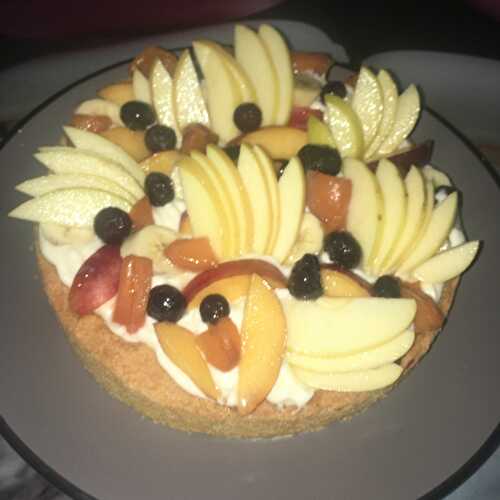 Tarte palet breton aux fruits