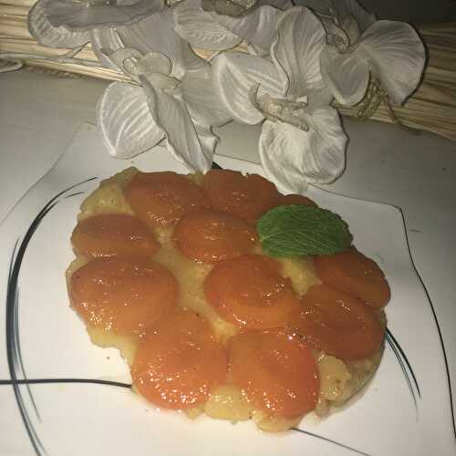 Tarte tatin d'abricots - Notre amour de cuisine 
