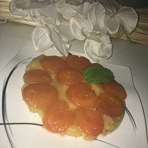 Tarte tatin d'abricots