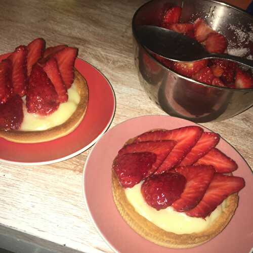 Tartelettes aux fraises