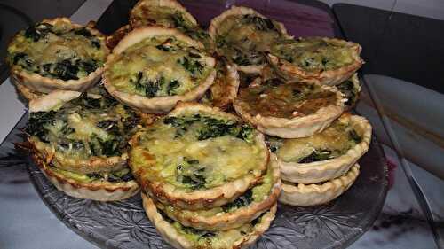 Tartelettes épinards chèvres