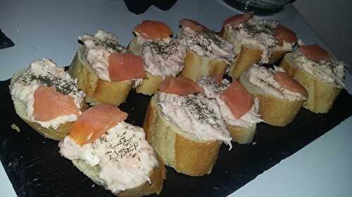  Tartinade au saumon kiri  - Notre amour de cuisine 