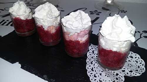 Tiramisu au biscuits roses de Reims et a la framboise