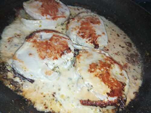 Tournedos de dinde sauce au parmesan