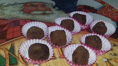 Truffes au chocolat et a la crème de marron