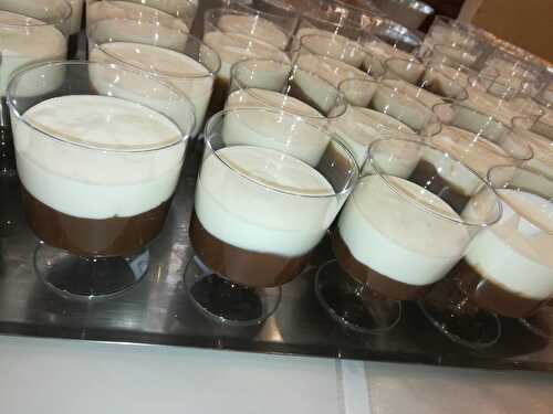 Vérines de mousse au fromage blanc et crème de marron