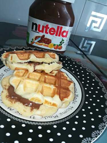 Waffine Waffle au Nutella