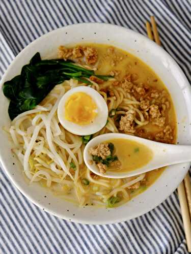 Ramen japonais tantanmen – recette facile