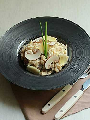 Risotto aux champignons de Paris