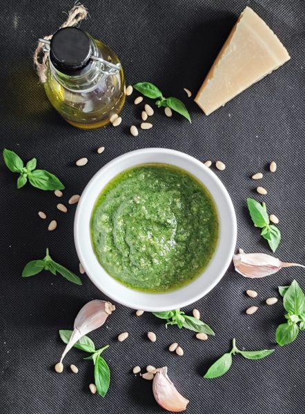 Pesto de basilic maison