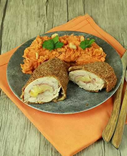 Cordon bleu roulé pané