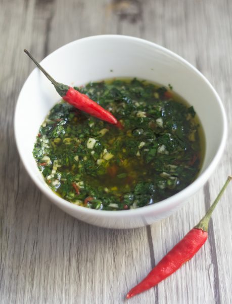 La sauce chimichurri traditionnelle