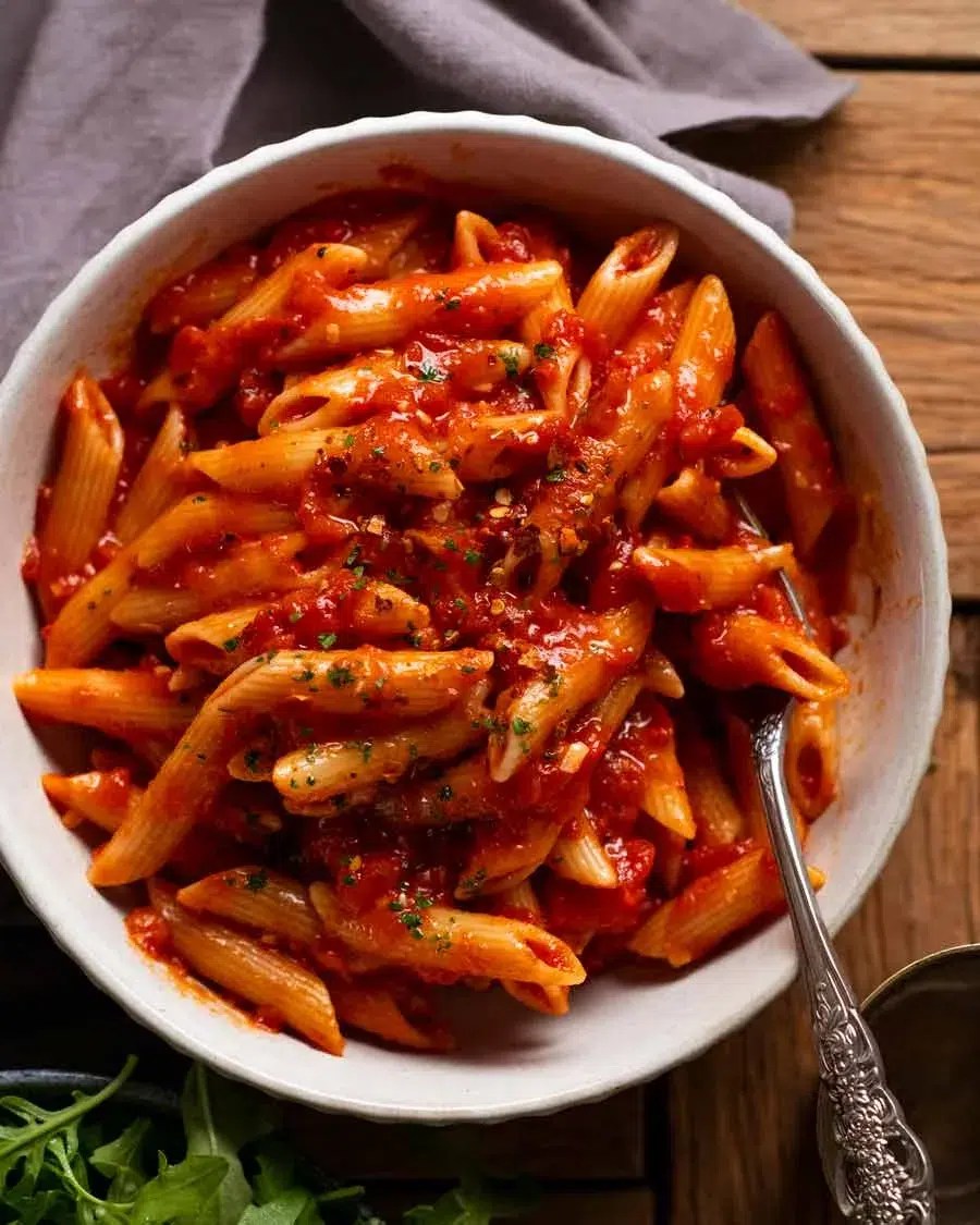 Pennes à l’arrabbiata