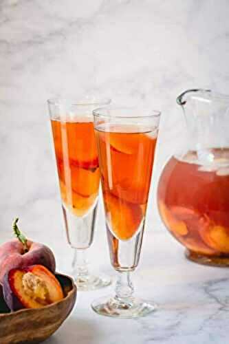 Thé glacé à la pêche